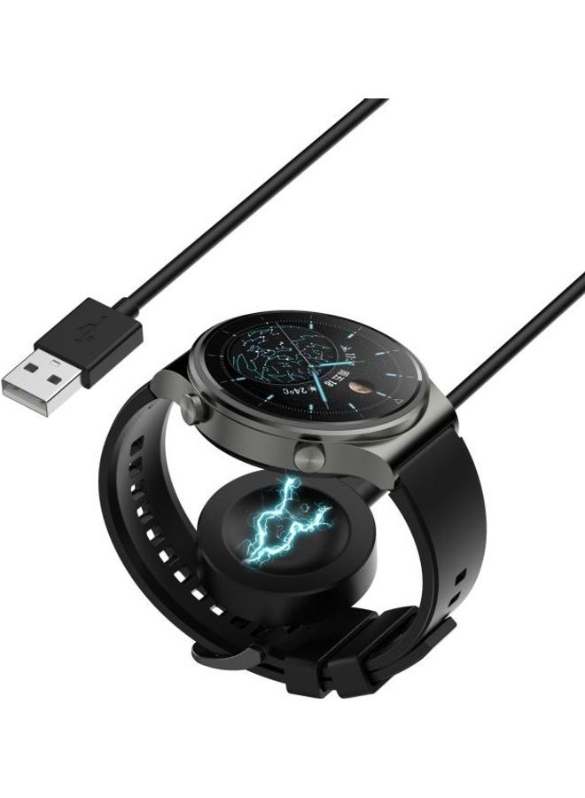 ECG Universal Smart Watch Magnetic Charger For Huawei Watch 3 / Watch 3 Pro / GT2 Pro / GT2 Pro Black