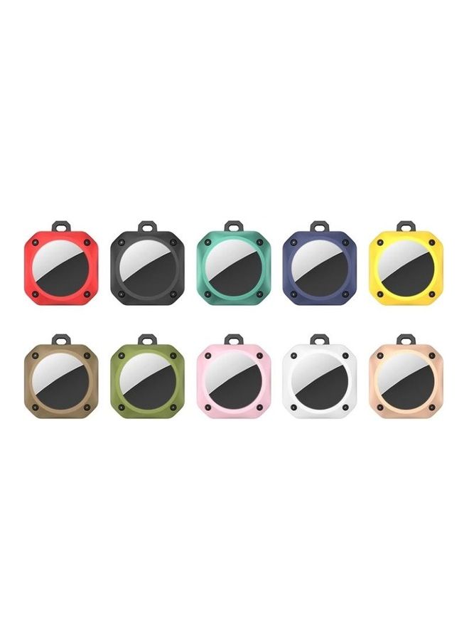 BGM - Thunderbolt Acrylic Protective Case Cover For Apple AirTag Olive Green - Image 1
