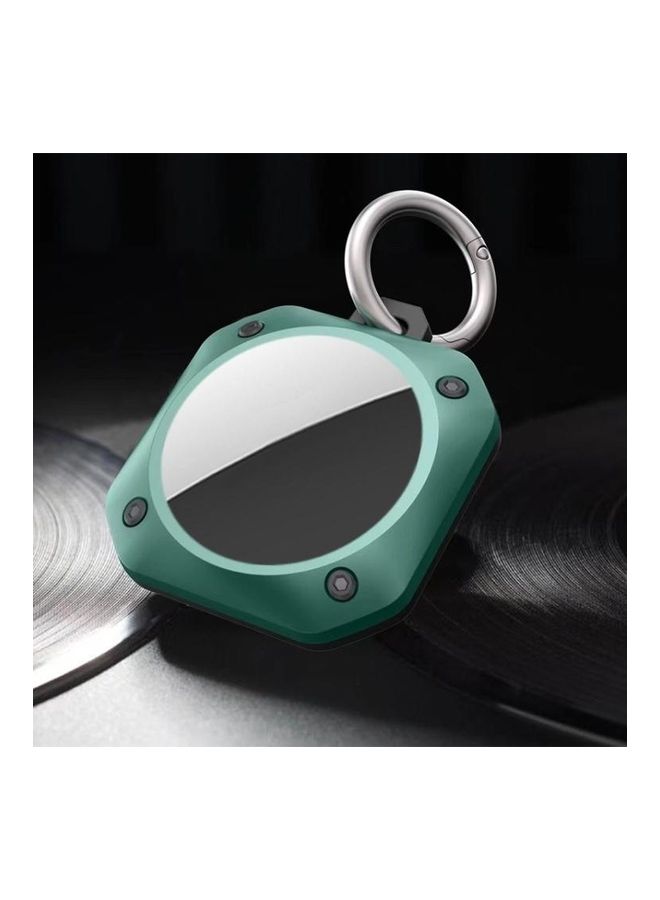 BGM - Thunderbolt Acrylic Protective Case Cover For Apple AirTag Olive Green - Image 1