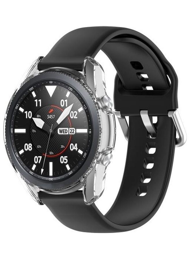 BGM Transparent TPU Watch Protective Case For Samsung Galaxy Watch 3 45mm White  - Image 4