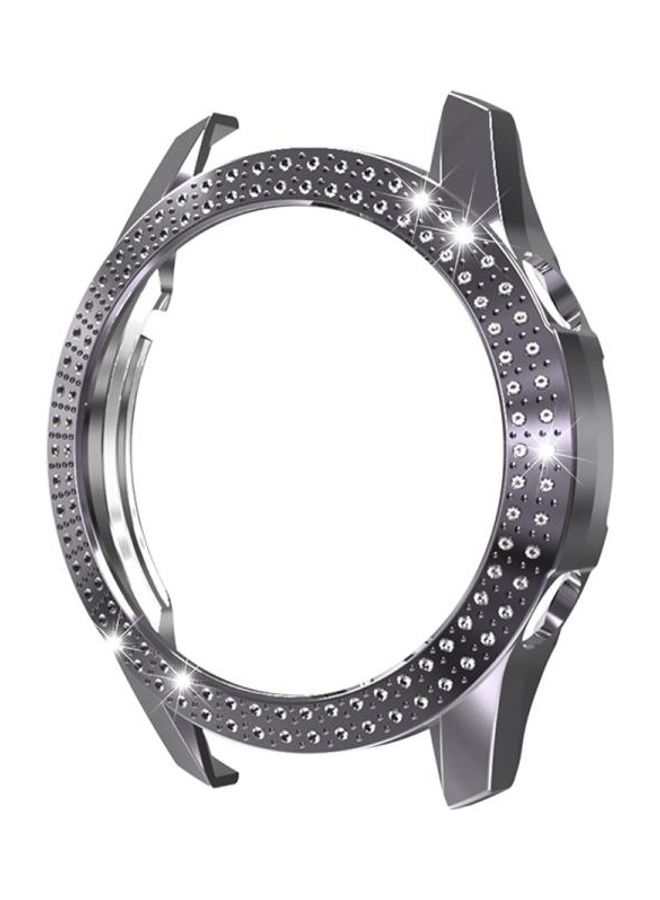 BGM Double Row Diamond Watch Case For Huawei GT2 46mm PC Grey - Image 4