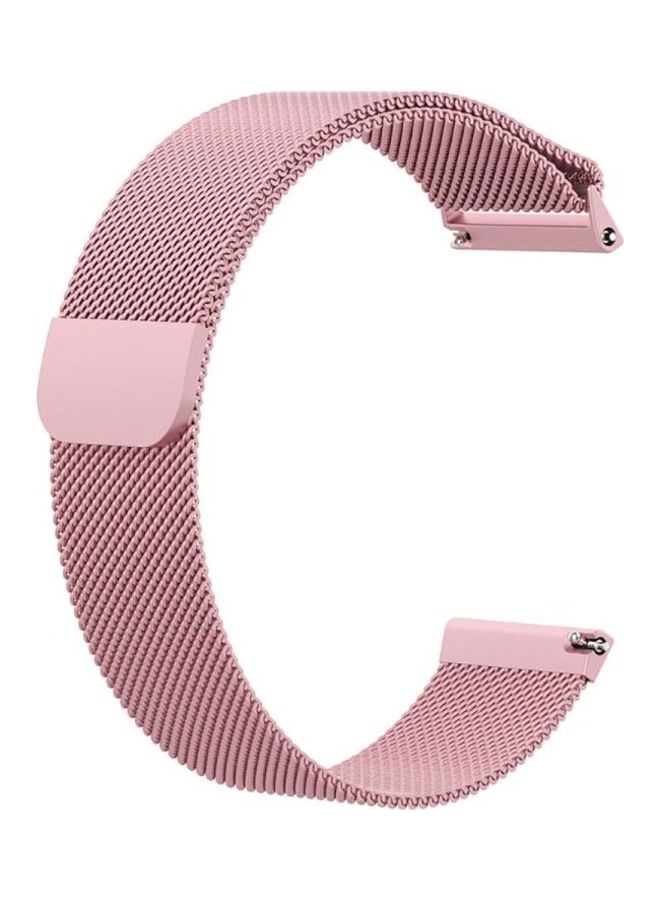BGM - Milanese Replacement Wrist Strap Watchband For Fitbit Versa Rose Pink - Image 1