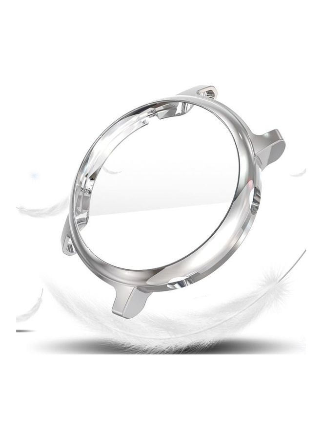 BGM For Huawei GT2 42MM Plating TPU All-inclusive Protective Shell Silver - Image 1