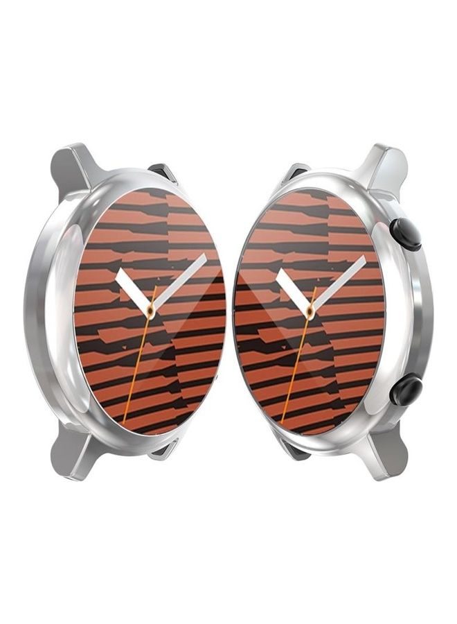 BGM For Huawei GT2 42MM Plating TPU All-inclusive Protective Shell Silver - Image 3