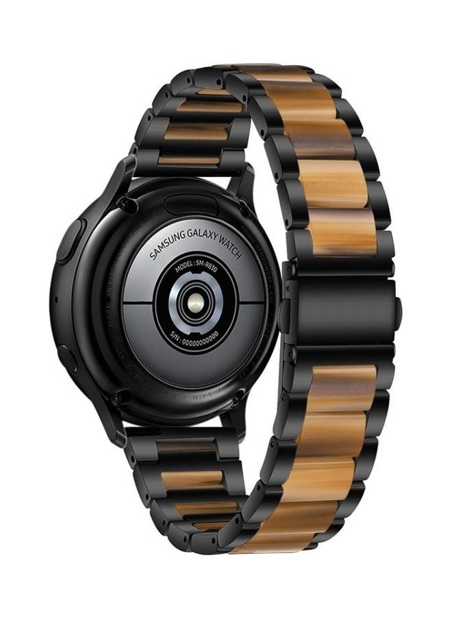 BGM Universal Stainless Steel Resin Replacement Strap Watchband For Garmin Venu/Vivoactive 3 20mm Black - Image 4