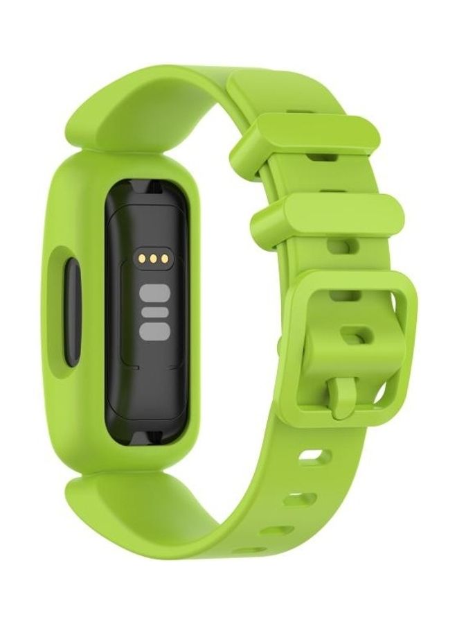 BGM Silicone Wrist Strap Replace Watchband For Fitbit Inspire 2 Lime Green - Image 2