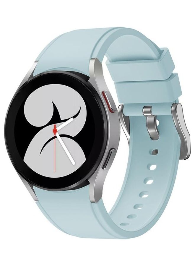 BGM 40mm Silicone Replacement Strap Watchband For Samsung Galaxy Watch 4 Blue - Image 4