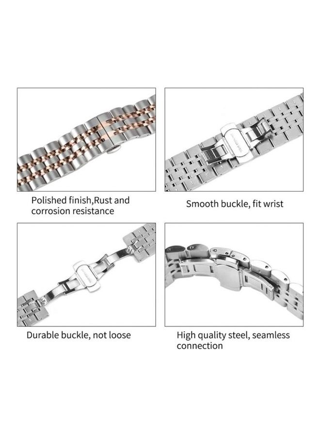BGM For Huawei Watch GT2e GT2 Straps Silver/Black - Image 2