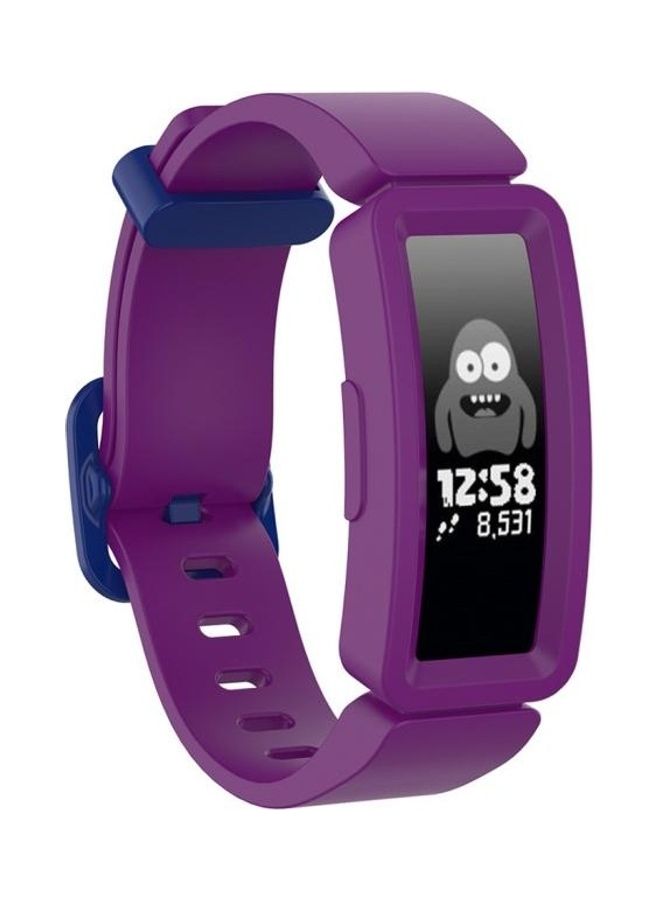 BGM For Fitbit Inspire HR Ace 2 Silicone Smart Watch Replacement Strap Wristband Purple/Blue - Image 1