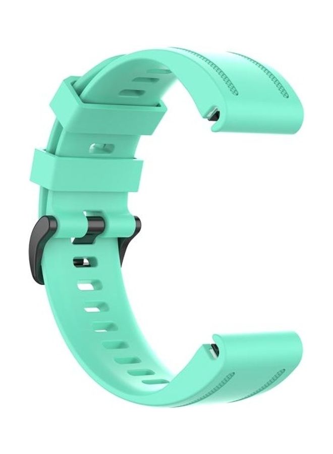 BGM Quick Release Replacement Band For Garmin fenix 6S Smartwatch 20 mm Lake Blue - Image 4