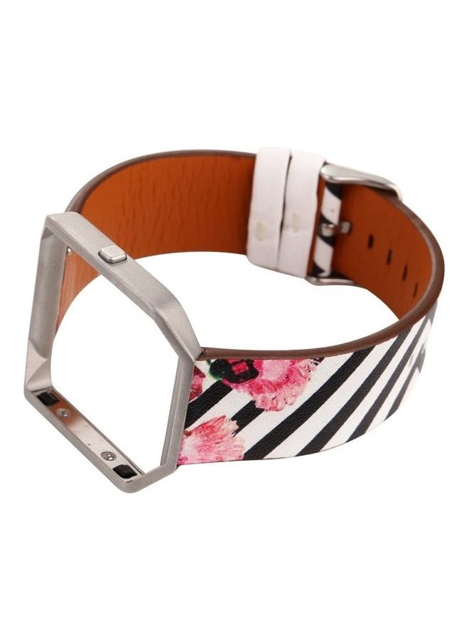 بي جي إم سوار بديل من الجلد لساعة فيتبيت من بلايز متعدد الألوان - Image 4