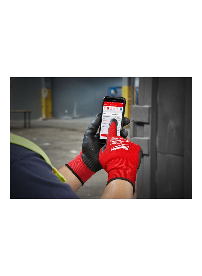 3 Cut Level Gloves - XL/10 Red/Black 25 x 18 x 3.1cm