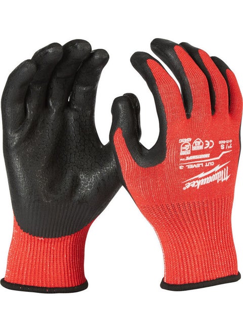 3 Cut Level Gloves - XL/10 Red/Black 25 x 18 x 3.1cm