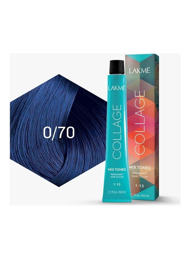 LAKME - Collage Mix Tones Permanent Hair Colour Blue 60ml - Image 1