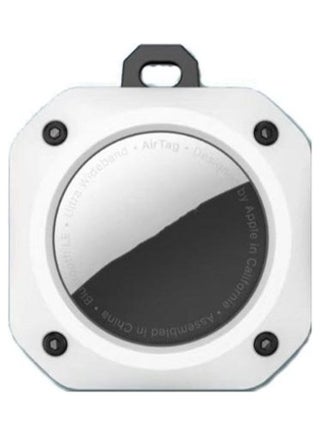 2-Piece For Apple AirTag Positioning Tracker Anti-Drop Anti-Lost Case Printing Protective Case White - v1631119926/N50686544A_1