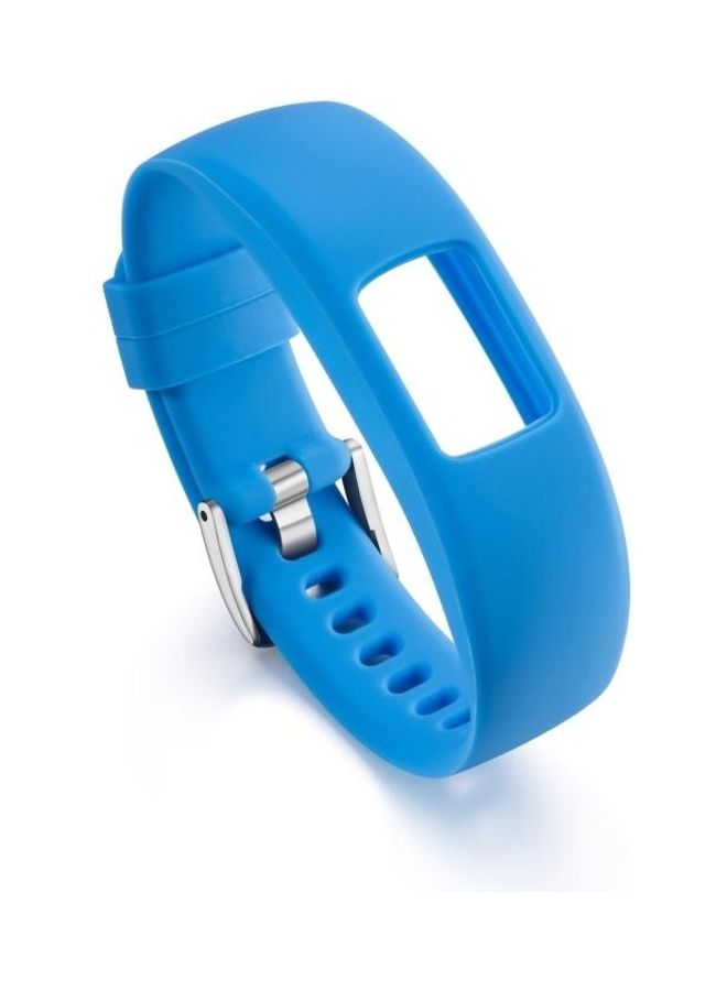 BGM For Garmin  4 Gloss  Integrated Silicone Strap Sky Blue - Image 1