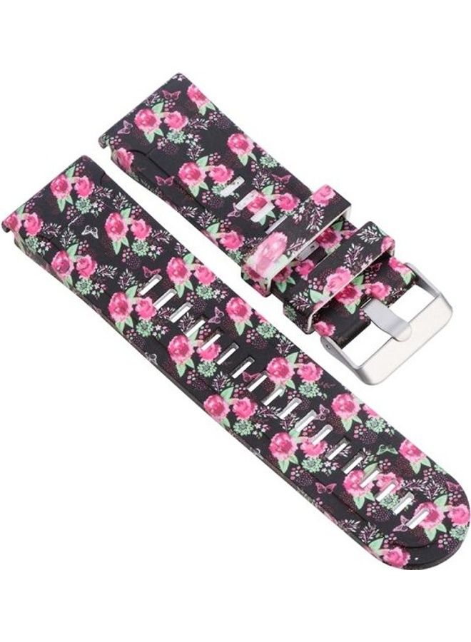 BGM Replacement Strap For Garmin Fenix 5X/Fenix 3/Fenix 3 HR/Fenix 3 Sapphire/D2 Bravo/Quaitx3 Black/Red/Green