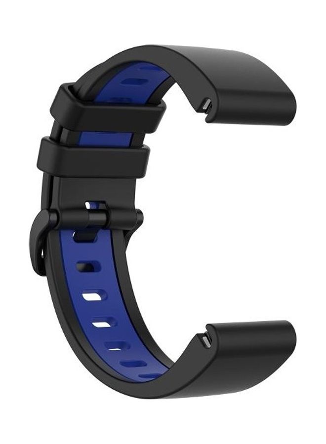 BGM Silicone Strap For Garmin Fenix 6S Black - Image 4