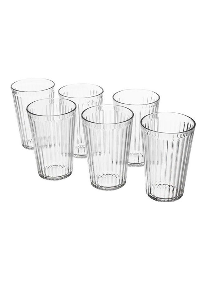 فارداجين طقم أكواب زجاجية، مكون من 6 قطع. شفاف. - Image 1