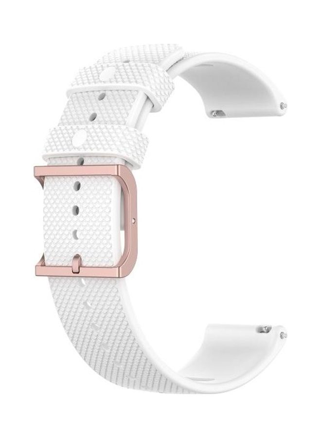BGM Dot Texture Wrist Strap For Samsung Galaxy Watch 3 45mm-46mm White - Image 2