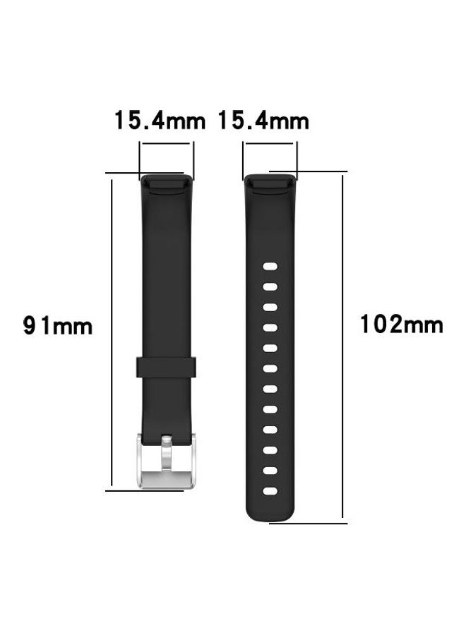 بي جي إم سوار بديل من السيليكون لساعة فيتبيت لوكس أحمر - Image 5