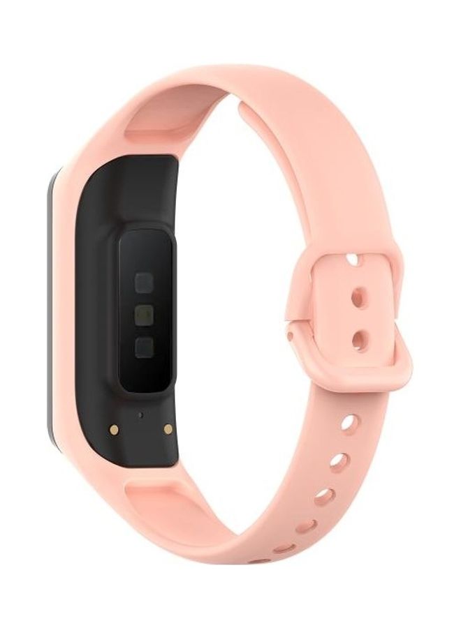 BGM Silicone Replacement Wrist Strap Watchband For Samsung Galaxy Fit 2 Pink - Image 4