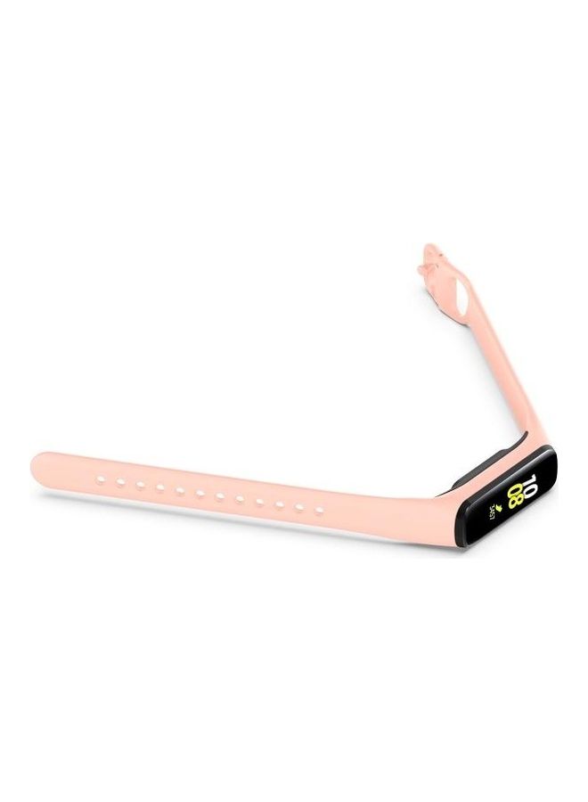 BGM Silicone Replacement Wrist Strap Watchband For Samsung Galaxy Fit 2 Pink - Image 5