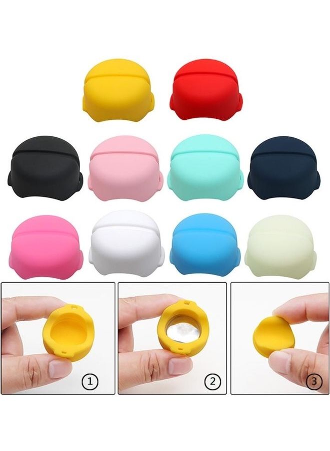 BGM - Bicycle Scooter Full Coverage Silicone Shockproof Protective Cover Case For Apple AirTag White - Image 1