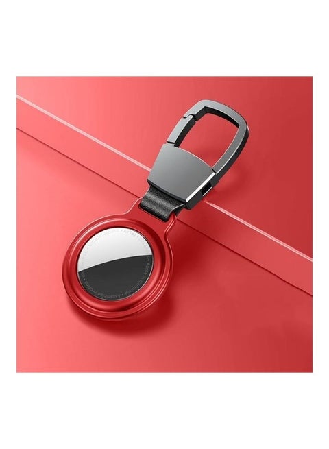 Aluminum Alloy Shockproof Protective Case for Apple AirTag Red