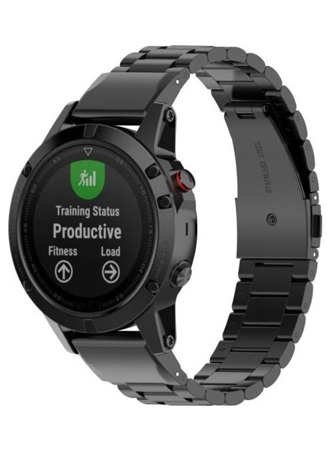 BGM Replacement Strap For Garmin Fenix 5/Forerunner935/Garmin Approach S60 black - Image 2