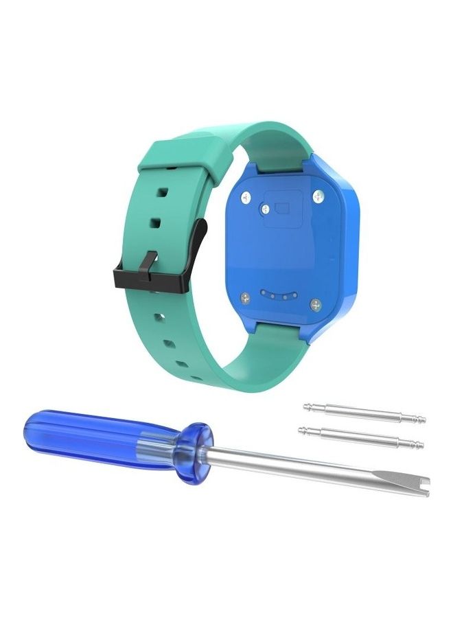 BGM Smart Watch Silicone Strap For Huawei Honor K2 With Screwdriver Set Green/Blue - Image 1
