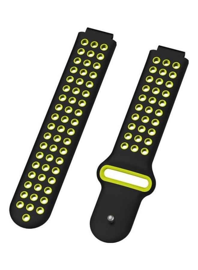 BGM Silicone Strap For Garmin Forerunner 220-230-235-630-620-735 Black  - Image 2