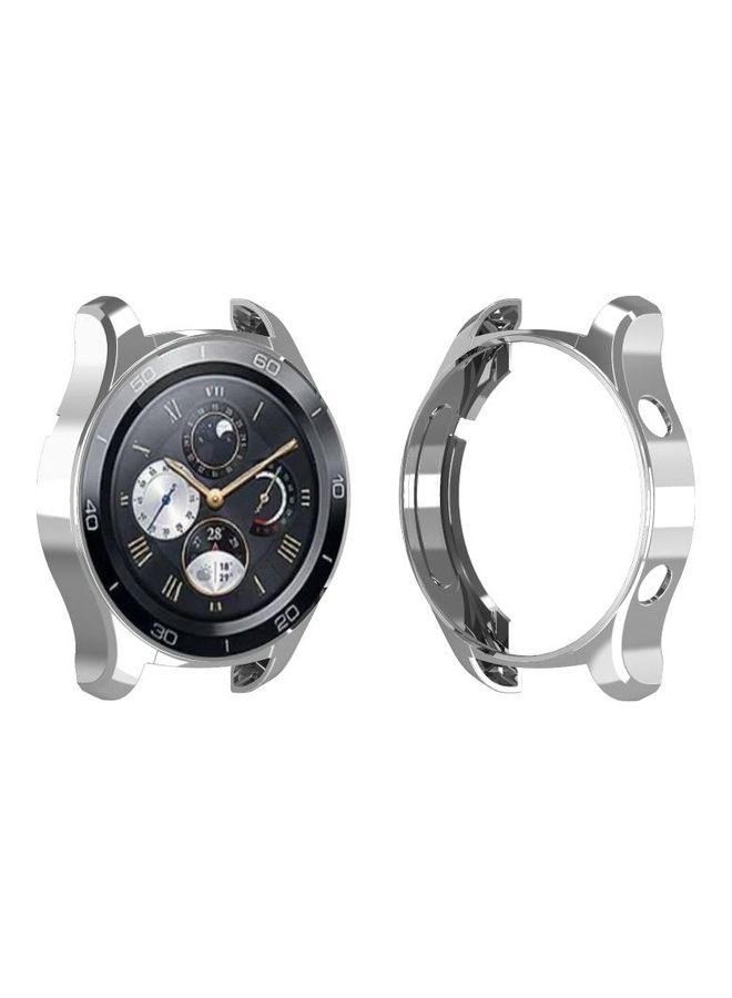 BGM For Huawei Watch 2 Pro Plating TPU Half Package Protective Shell Silver - Image 3