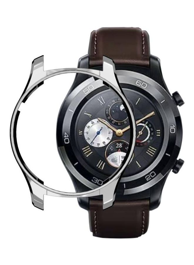BGM For Huawei Watch 2 Pro Plating TPU Half Package Protective Shell Silver - Image 4