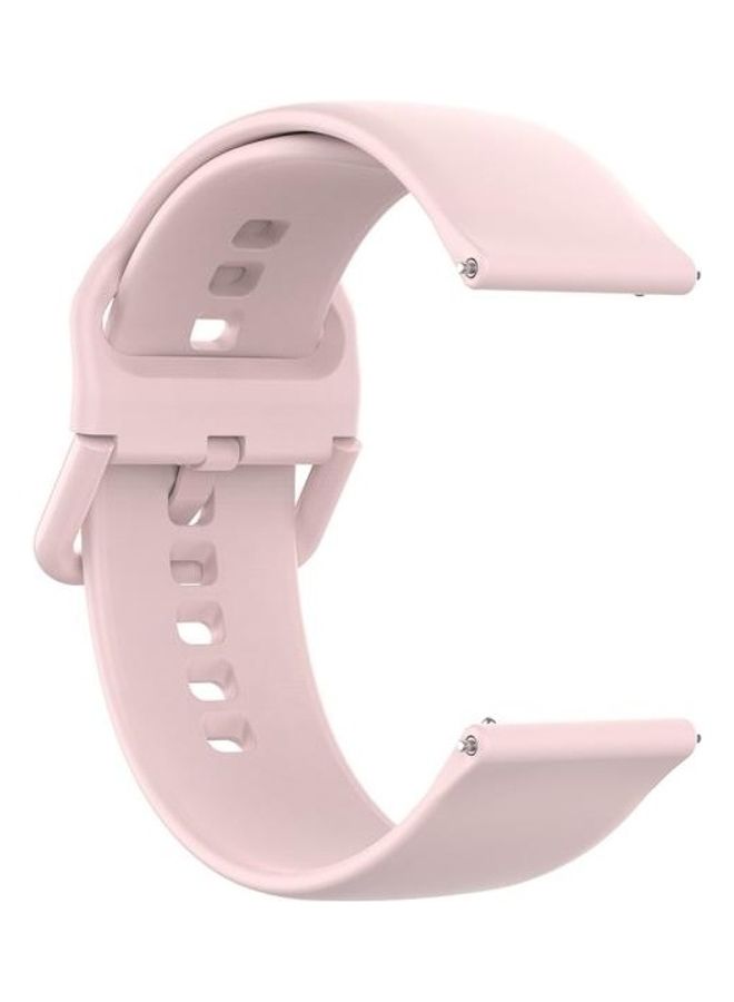 BGM 23mm Color Buckle Silicone Wrist Strap Watch Band For Fitbit Versa 2 / Versa / Versa Lite / Blaze Pink - Image 3