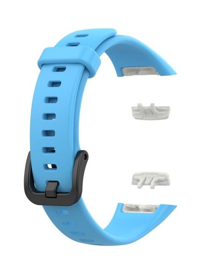 BGM For Huawei Honour Band 6 TPU Replacement Strap Watchband Sky Blue - Image 1