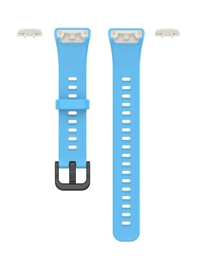 BGM For Huawei Honour Band 6 TPU Replacement Strap Watchband Sky Blue - Image 2