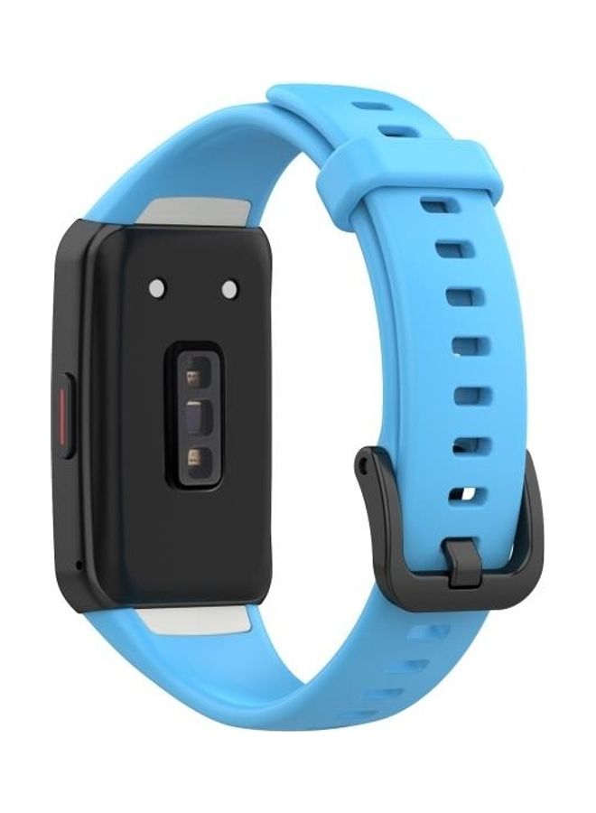 BGM For Huawei Honour Band 6 TPU Replacement Strap Watchband Sky Blue - Image 5