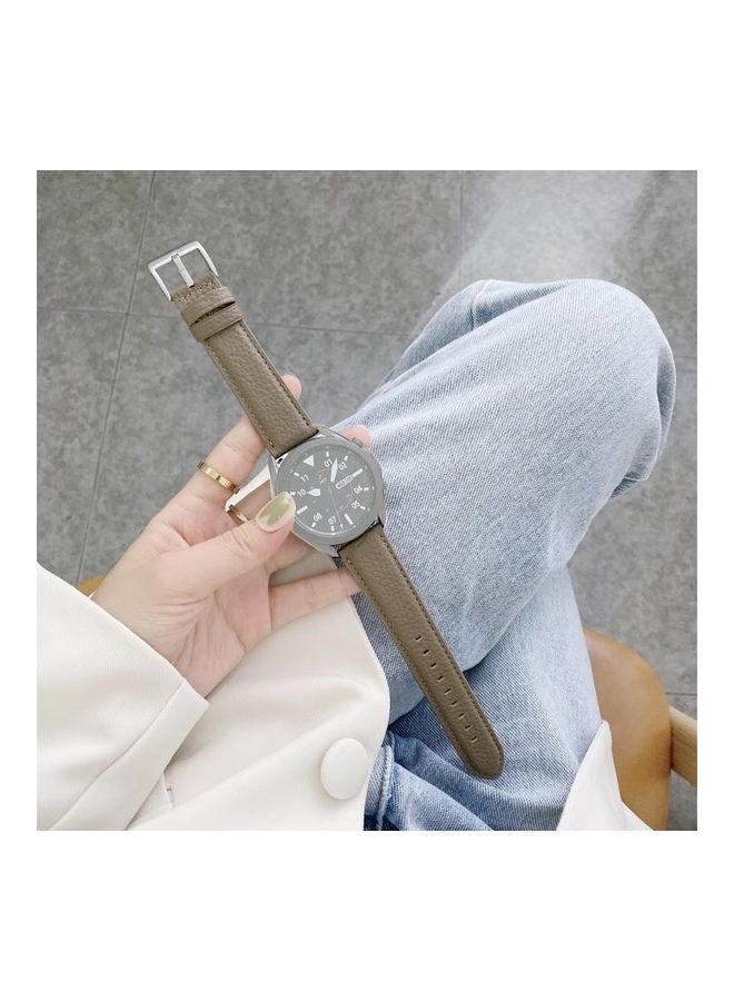 BGM Replacement Band For Samsung Galaxy Watch 42mm Brown - Image 2