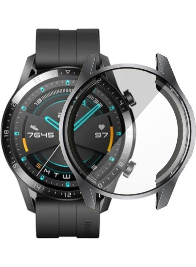 BGM Plating TPU All Inclusive Protective Shell For Huawei GT2 46MM Black - Image 1