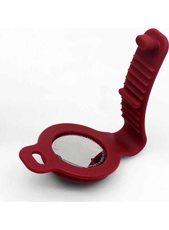 BGM - Silicone Shockproof Protective Cover Case for Apple AirTag Red - Image 1