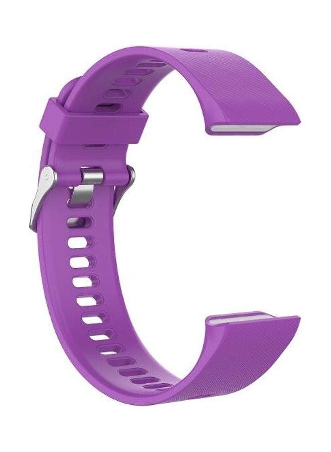 BGM Silicone Wrist Strap For Garmin ForeAthlete 35J / Forerunner 35J Purple - Image 2