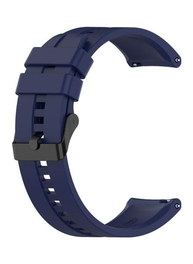 BGM Replacement Wrist Strap With Buckle For Huawei Watch GT 2 46mm Midnight Blue - Image 1