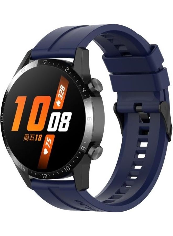 BGM Replacement Wrist Strap With Buckle For Huawei Watch GT 2 46mm Midnight Blue - Image 4