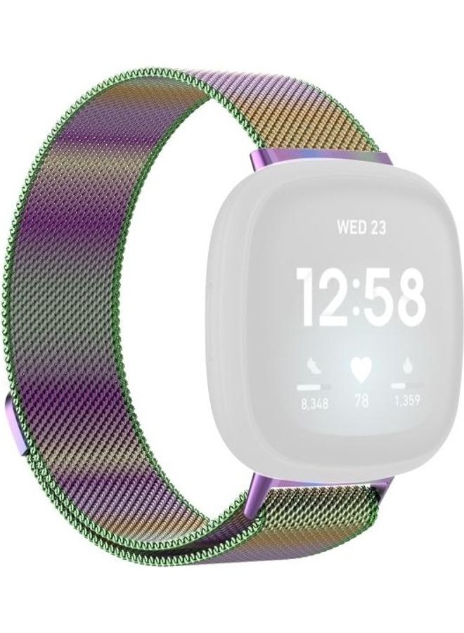 بي جي إم Magnetic Milano Replacement Strap For Fitbit Versa 3 Multicolour - Image 1