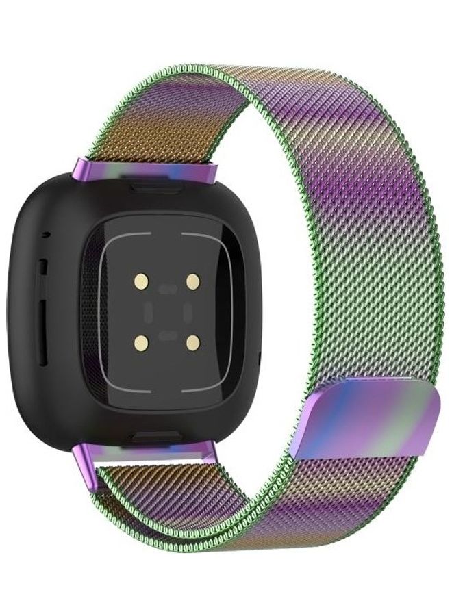 بي جي إم Magnetic Milano Replacement Strap For Fitbit Versa 3 Multicolour - Image 2