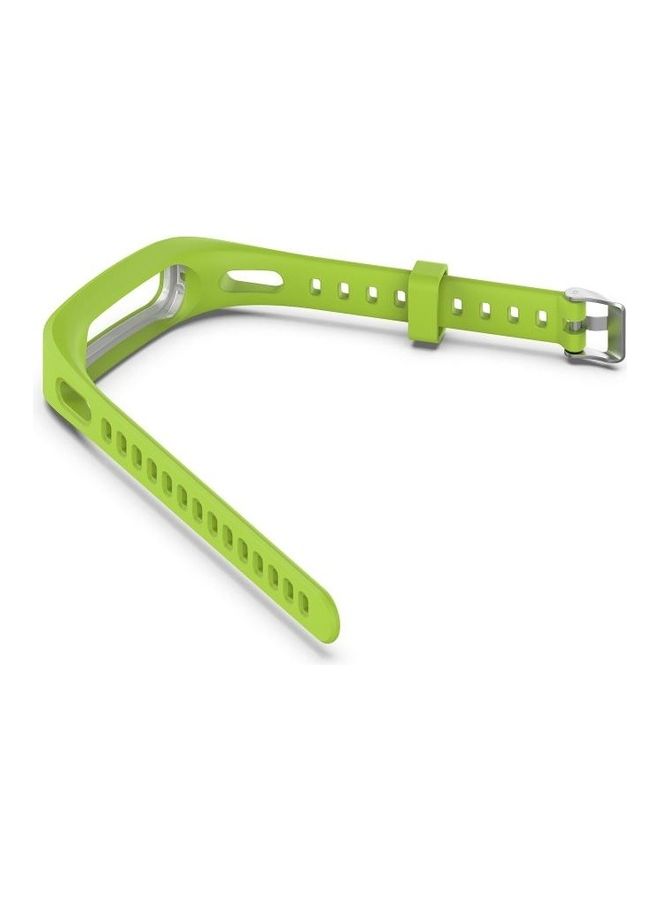 BGM - Universal Silicone Replacement Wrist Strap Watchband For Huawei Honor Band 4 Running Version/Band 3e Green - Image 1