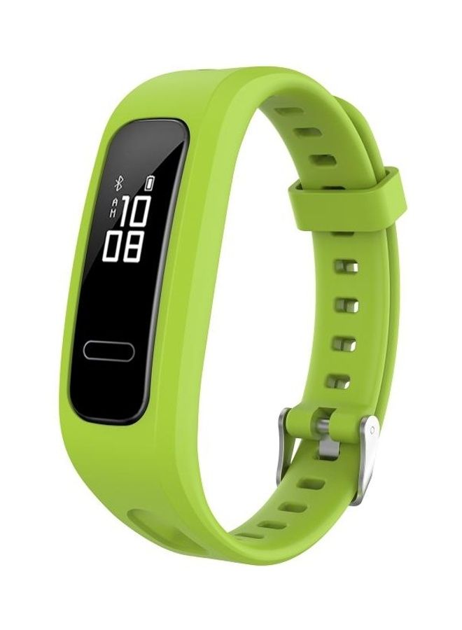 BGM - Universal Silicone Replacement Wrist Strap Watchband For Huawei Honor Band 4 Running Version/Band 3e Green - Image 1