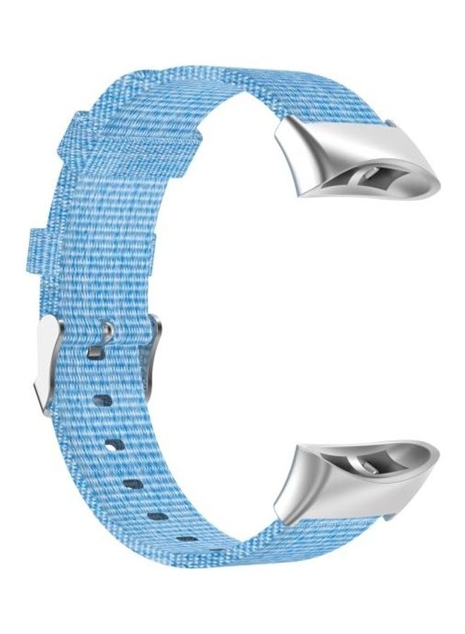 BGM For Garmin Forerunner 45  45S  Swim 2 Universal Canvas Replacement Wrist Strap Watchband Sky Blue - Image 4