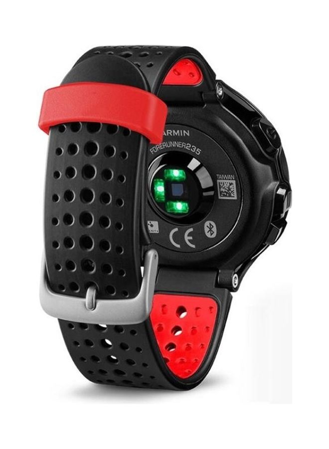 BGM Two Colour Replacement Strap Watchband For Garmin Forerunner 235 Black - Image 2